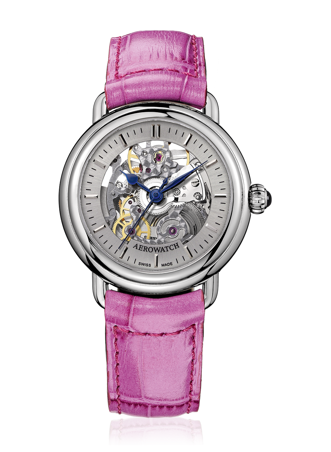Damenuhr, Armbanduhr, Damenarmbanduhr, Aerowatch, Stahl, PVD, Automatik, Lederband, Stahlband, Uhr, Schweiz, Schweizer Uhren, Ronda, ETA, Uhrmacher, klassisch, elegant, sportlich, mondphase, sahak, faktor s, winterthur, zürich, Ladies watch, wristwatch, ladies' wristwatch, aero watch, steel, PVD, automatic, leather strap, steel strap, watch, Switzerland, swiss watches, Ronda, ETA, watchmaker, classic, elegant, sporty, moonphase, sahak, faktor s, winterthur, zurich, swissmade, jewellery, jewelry