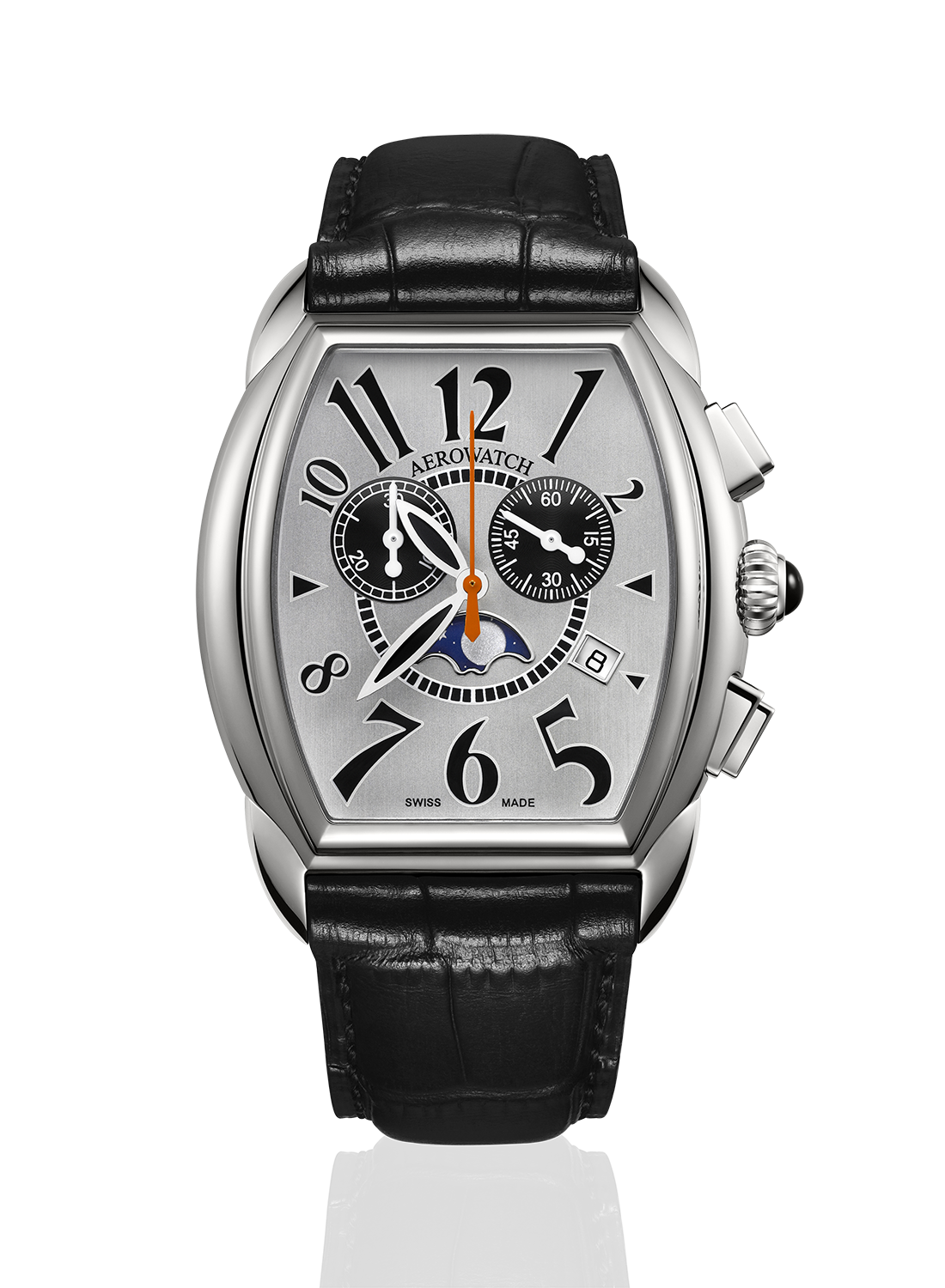 Herrenuhr, Armbanduhr, Herrenarmbanduhr, Aerowatch, Stahl, PVD, Quartz, Lederband, Stahlband, Uhr, Schweiz, Schweizer Uhren, Ronda, ETA, Uhrmacher, klassisch, elegant, sportlich, mondphase, sahak, faktor s, winterthur, zürich, Men's watch, wristwatch, men's watch, Aerowatch, steel, PVD, quartz, leather strap, steel strap, watch, Switzerland, Swiss watches, Ronda, ETA, watchmaker, classic, elegant, sporty, moonphase, sahak, faktor s, winterthur, zurich, swissmade, jewellery, jewelry