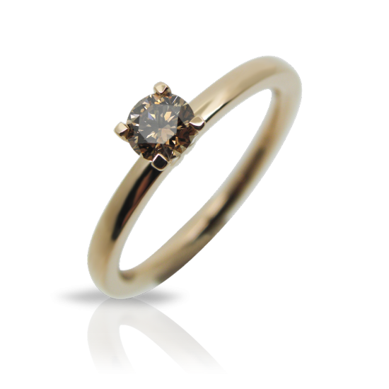 Verlobungsring, Solitär, Engagement ring, diamantring, diamond ring, brillant, brilliant cut, diamond, rotgold, pink gold, red gold, goldsmith, goldschmiede, manufacture, faktor s, sahak, winterthur, zürich, zurich, swissmade, jewellery, jewelry