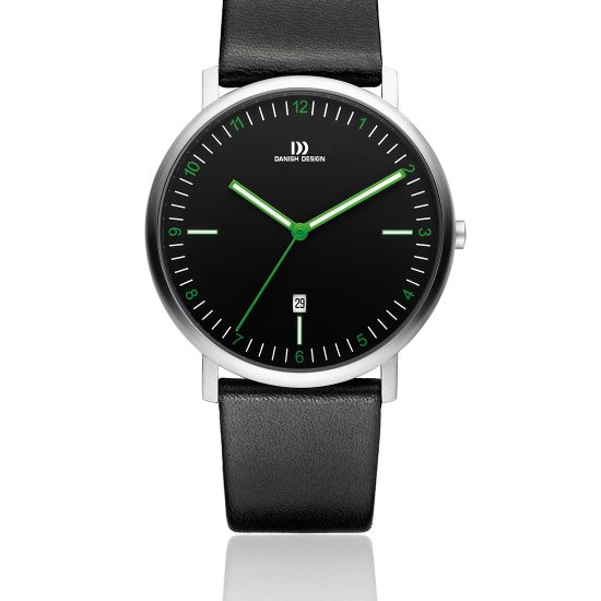 Danish Design, Armbanduhr, sportlich, Herrenuhr, edelstahl, Lederband, Quartz, Faktor S, Sahak Jewellery, Winterthur, Zürich, wristwatch, sporty, men's watch, stainless steel, leather strap