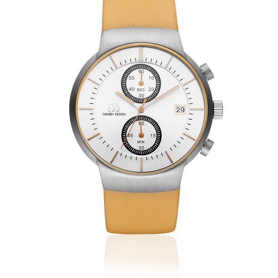 Danish Design, Armbanduhr, sportlich, Herrenuhr, titan, Lederband, Quartz, Faktor S, Sahak Jewellery, Winterthur, Zürich, wristwatch, sporty, men's watch, titan, leather strap