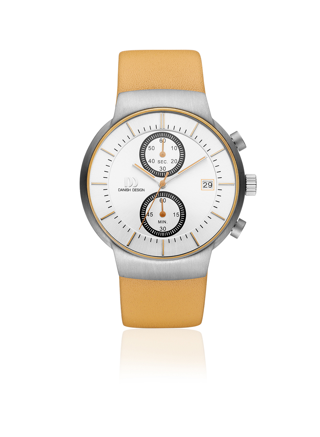 Danish Design, Armbanduhr, sportlich, Herrenuhr, titan, Lederband, Quartz, Faktor S, Sahak Jewellery, Winterthur, Zürich, wristwatch, sporty, men's watch, titan, leather strap
