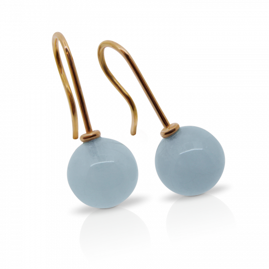 Ohrschmuck, ohrhäner, rotgold, edelsteine, aquamarin, kugeln, schwanenhals, elegant, goldschmuck, goldschmiede, atelier, elegant, modern, puristisch, Earrings, ear pendants, rose gold, gemstones, aquamarine, balls, gooseneck, elegant, gold jewelry, goldsmith, atelier, elegant, modern, puristic, sahak, winterthur, faktor s, swissmade, jewellery, jewelry, zurich, zürich, design