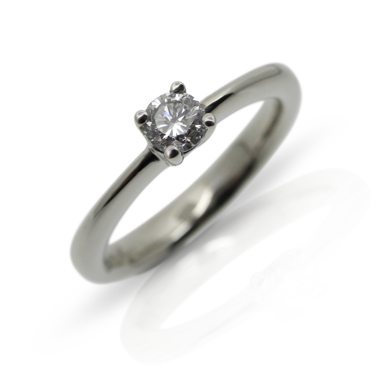 Verlobungsring, Solitär, Engagement ring, diamantring, diamond ring, brillant, brilliant cut, diamond, weissgold, white gold, goldsmith, goldschmiede, manufacture, faktor s, sahak, winterthur, zürich, zurich, swissmade, jewellery, jewelry