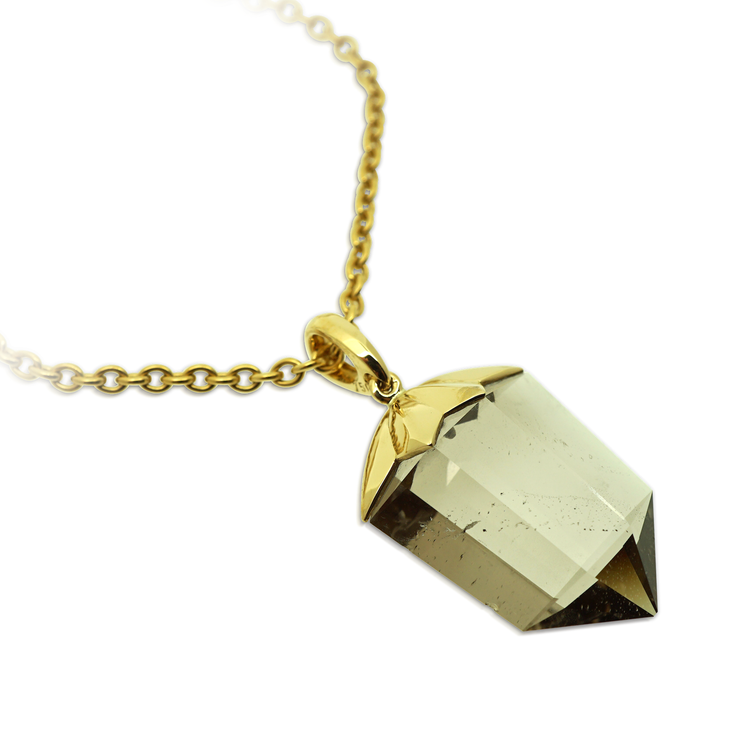 Anhänger, Halsschmuck, Herrenschmuck, Halskette, Ankerkette, Edelsteinschmuck, Männerschmuck, Herrenanhänger, Rauchquarz, Gelbgold, Goldschmuck, individuell, Goldschmiede, Anfertigung, Zürich, Pendant, necklace, men's jewelry, necklace, anchor chain, gemstone jewelry, men's jewelry, men's pendant, smoky quartz, yellow gold, gold jewelry, individual, goldsmith, production, Zurich