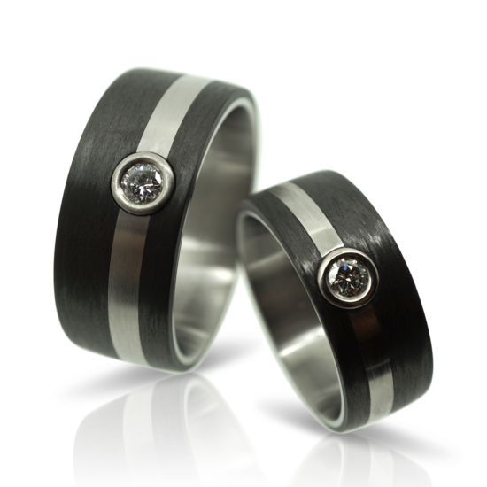 trauringe, eheringe, partnerringe, carbonschmuck, carbonringe, diamantringe, diamant, palladium, solitär, design, geometrisch, modern, hochzeit, hochzeitsschmuck, goldschmied, zürich, wedding rings, wedding rings, partner rings, carbon jewelry, carbon rings, diamond rings, diamond, palladium, solitaire, design, geometric, modern, wedding, wedding jewelry, goldsmith, Zurich, sahak, faktor s, winterthur, swissmade, jewelry, jewellery, marriage