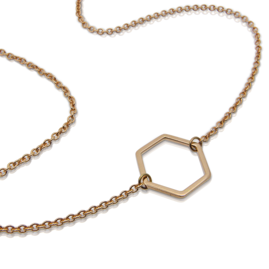 Halskette, halsschmuck, collier, ankerkette, goldkette, Rotgold, modern, stilisiert, goldschmied, kette, zürich, Necklace, necklace, necklace, anchorchain, gold chain, rose gold, modern, stylized, goldsmith, chain, zurich, winterthur, sahak, faktor s, swissmade, jewellery, jewelry