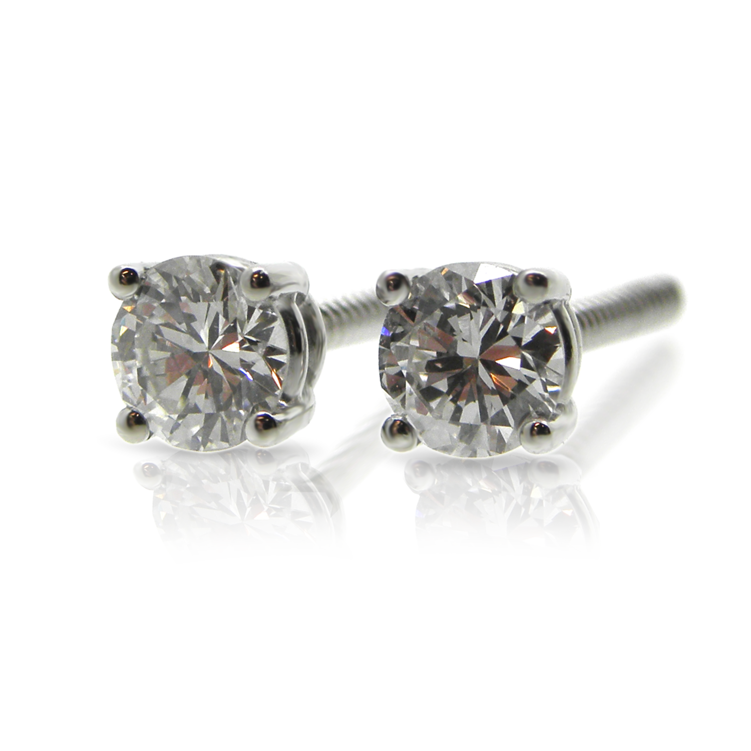 ohrschmuck, ohrstecker, solitär, ohrschrauben, schraube, schraubsystem, weissgold, diamantschmuck, diamantstecker, brillanten, grifffassung, fassung, chaton, goldschmiede, stud earrings, stud earrings, solitaire, ear studs, screw, screw system, white gold, diamond jewelery, diamond studs, brilliants, grasp, socket, chaton, goldsmith, sahak, jewellery, faktor s, winterthur, zürich, zurich, swissmade