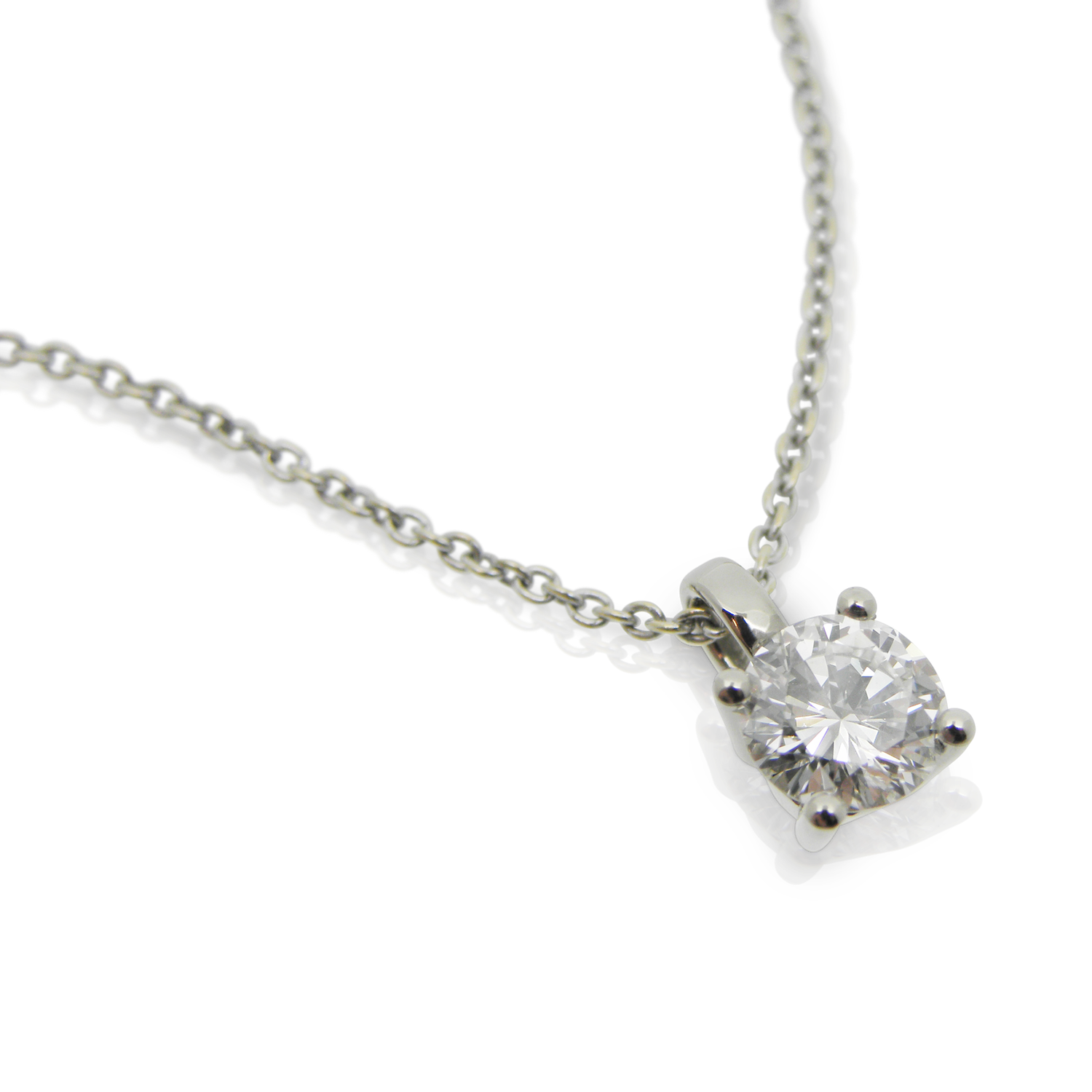 Collier, Halskette, Halsschmuck, Weissgold, Brillanten, Diamanten, Goldschmied, Goldschmiede, Faktor S, Winterthur, Sahak Jewellery, Zürich, necklace, diamonds, diamond jewelry, pendant, collier, briliant cut, white gold, goldsmith, swissmade, jewellery, jewelry, design, modern, handmade