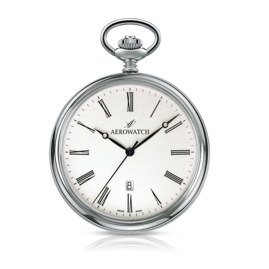 taschenuhr, pocket watch, watch, uhr, dandy, klassisch, uhrmacher, watch maker, aerowatch, faktor s, sahak jewellery, jewelry, goldschmiede, zürich, zurich, winterthur, swissmade, quartz, uhrwerk, batterie, palladium, beschichtet