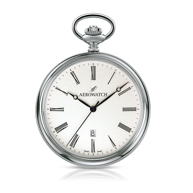 taschenuhr, pocket watch, watch, uhr, dandy, klassisch, uhrmacher, watch maker, aerowatch, faktor s, sahak jewellery, jewelry, goldschmiede, zürich, zurich, winterthur, swissmade, quartz, uhrwerk, batterie, palladium, beschichtet